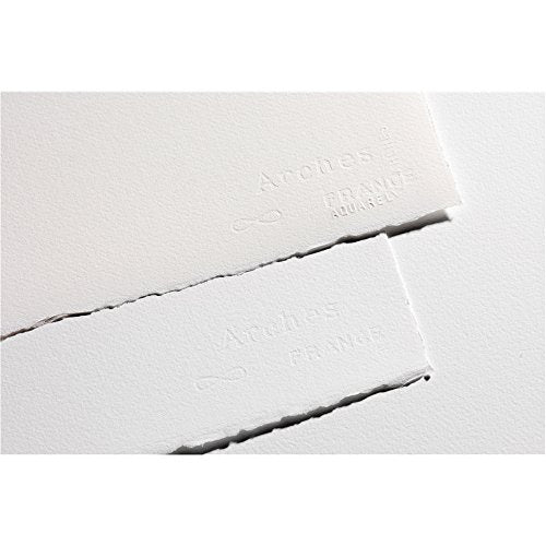 Arches Watercolor Paper Block, Hot Press, 9" x 12", 140 pound