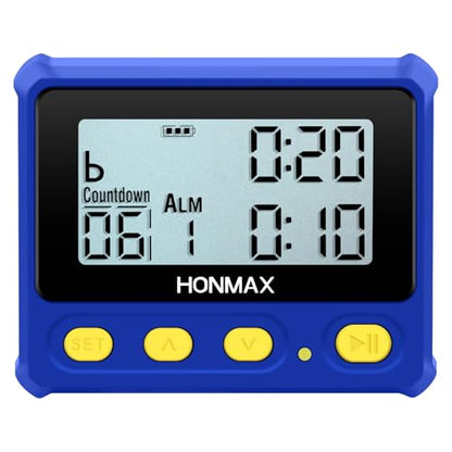 8200 Interval Timer and Stopwatch, Backlight, USB-C Charged, Clock