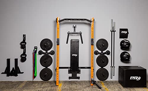 PRx Performance Wall Mounted Ab Mat Holder - Abdominal Exercise Mat Storage, Space Saving, Ideal Home Gym Rack, Commercial Gyms & Ab Workout Support, Gym Wall Storage Solution, Black Powder Coated