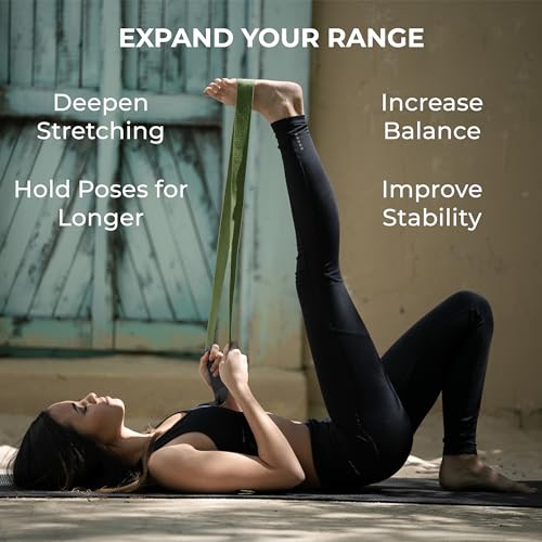 Bulk Yoga Straps, 10 Pack, 8ft, D-Ring Buckle - color: Olive
