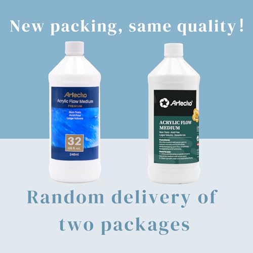 Artecho Pouring Effects Medium 32oz / 946ml | Acrylic Medium, For Acrylic Paint - size: 32 Fl Oz (Pack of 1)
