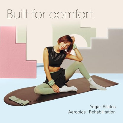 Bala Yoga Mat for Home Gym, Non-Slip Exercise Mat for Home Yoga - color: Sand, style: Mat - 5mm