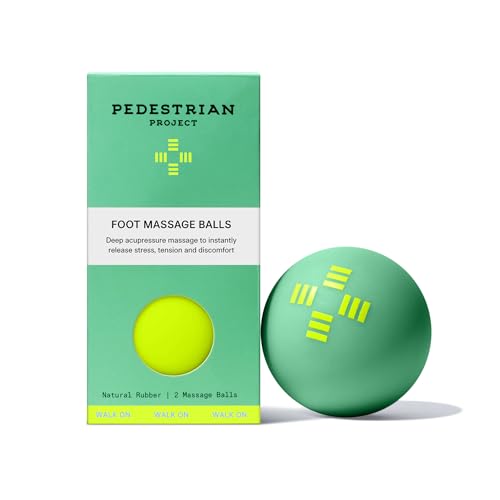 Pedestrian Project Foot Massage Balls, Plantar Fasciitis Relief, 2-Pack