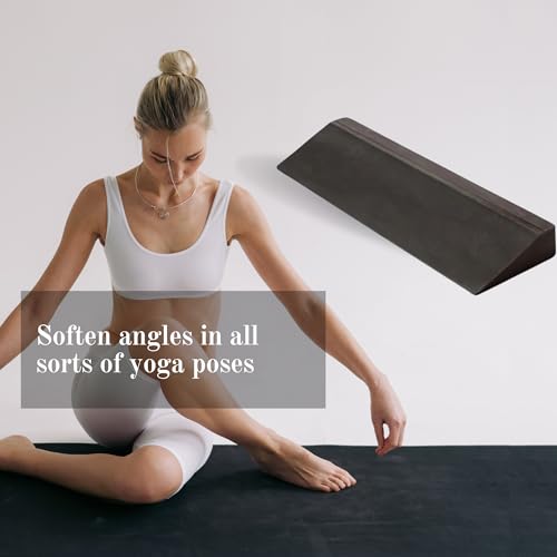 Everyday Yoga EVA Foam Yoga Wedge Support Block, 19.5 x 6 x 2 In - Black