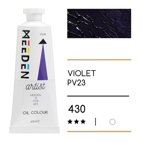 MEEDEN Artist Grade Oil Paint: Violet - 60ml/2oz Tube | Professional Art Paints and Supplies for Canvas Painting - color: Violet, size: 2 Fl Oz (Pack of 1)