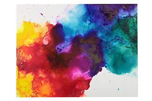 Artfinity Alcohol Ink - CMYK Set, 7 Pieces | 10 Sheets 9x12 Multimedia Paper | Fast-Drying, Permanent, Transparent Alcohol Inks for Gloss Paper, Glass, Metal | 25 ml Bottles - color: Cmyk, size: 5.2 fl oz