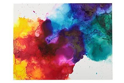 Artfinity Alcohol Ink - CMYK Set, 7 Pieces | 10 Sheets 9x12 Multimedia Paper | Fast-Drying, Permanent, Transparent Alcohol Inks for Gloss Paper, Glass, Metal | 25 ml Bottles - color: Cmyk, size: 5.2 fl oz