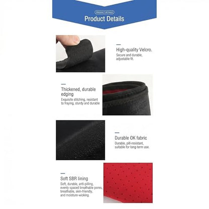 Hip Brace for Men/Women - Sciatica Pain Relief,Thigh Support,One Size Fits for All,Adjustable Strap,Hamstring Compression Sleeve,Breathable Fabric