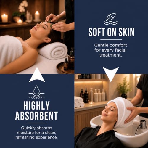 Bulk 72-Pack Professional Salon Spa & Wellness Towels, 16" x 27", White - color: White, size: 72 Pack