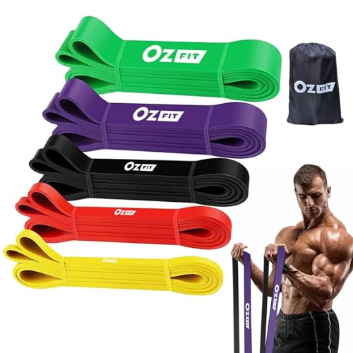 Pull Up Bands, Resistance Bands, Pull Up Assistance Bands Set for Men & Women, Exercise Workout Bands for Working Out, Body Stretching, Physical Therapy, Muscle Training
