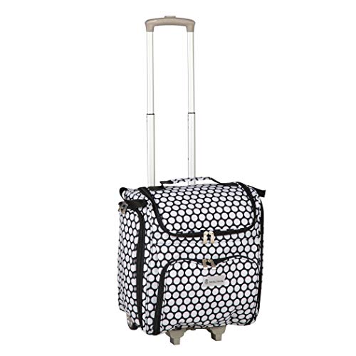 Handy Sandy Crafter’s Tote Bag Organizer, Storage Bag for Craft Supply, and Scrapbooking Carrier w/Handle and Wheels - color: Medical