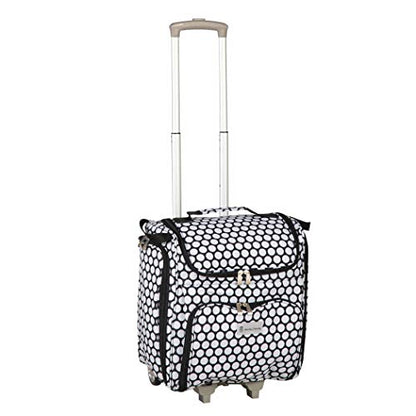 Handy Sandy Crafter’s Tote Bag Organizer, Storage Bag for Craft Supply, and Scrapbooking Carrier w/Handle and Wheels - color: Medical