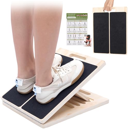 Slant Board for Calf Stretching, 5 Angle Portable Adjustable Stretch Board