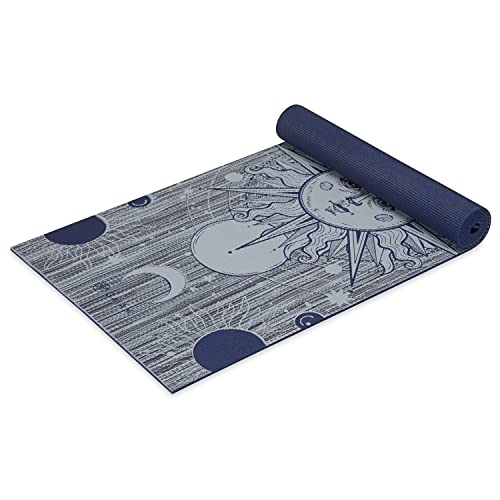 Gaiam Yoga Mat - Premium 6mm Print Reversible Extra Thick Non Slip Exercise & Fitness Mat for All Types of Yoga, Pilates & Floor Workouts (68" x 24" x 6mm Thick) - color: Ethereal Beauty