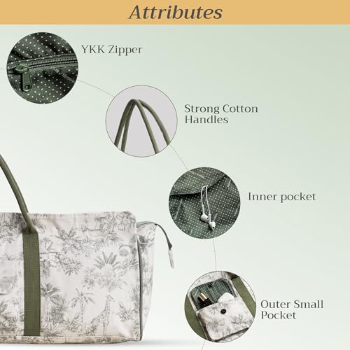 Maison d' Hermine Yoga Mat Duffle Bag Gym Tote Yoga Mat Carry Bag - color: Savana Jouy, style: Yoga Mat Tote