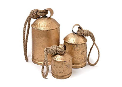 Incense Garden Set of 3 Hanging Harmony Bells Garden Rustic Relaxing Tranquil Wind Chimes