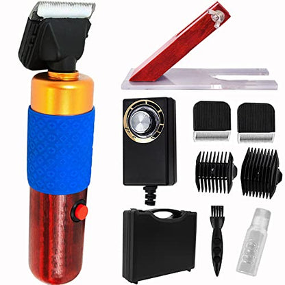Carpet Trimmer with Shearing Guide, Electric Speed Adjustable Rug Tufting Carver Clippers, Electric Rug Shears Carpet Carving Tool for Handmade Rug Clean and Tufted Rug(with Stand Base and 2 Blades) - color: Carpet Trimmer With Shearing Guide