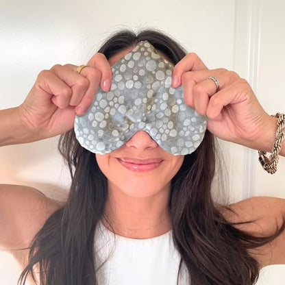 Stillnus Weighted Heart Eye Pillow & Eye Mask – Gift for Women, Pebble - style: Moon