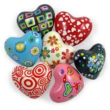 GeoCentral Heart Chime ASSORTED (1 piece randomly chosen) - color: Classic Chime