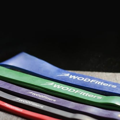 WODFitters Pro Series Pull-Up Assistance Bands – Premium Resistance Loop Bands for Assisted Pull Ups, Muscle Ups, Strength Training & Mobility – Durable Bands for Functional Fitness - color: #3 Purple 40-80 lbs