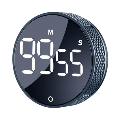 AVINIA Digital Kitchen Timers, Visual timers Large LED Display Magnetic Countdown Countup Timer for Classroom Cooking Fitness Baking Studying Teaching, Easy for Kids and Seniors - color: Starry Blue