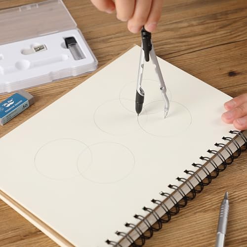 Mr. Pen- Convertible Compass, Extra Lead Refills, Compass Geometry Tool | Compass Drawing Compass, Geometry Compass, Math Compass, Drafting Compass Math, Drafting Tools, Math Compass for Geometry
