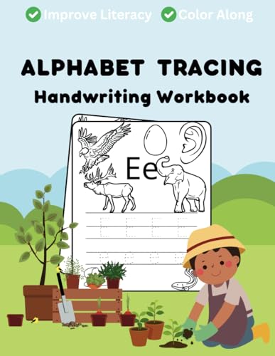 Alphabet Tracing: Color Along A to Z Letter Tracing Handwriting Workbook for Kids Early Education Ages 3+