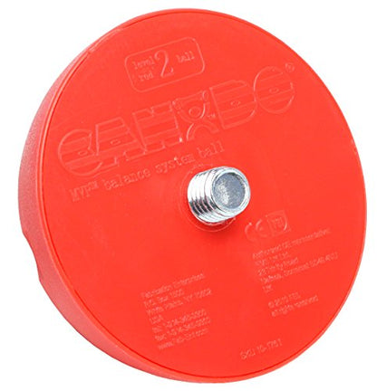 CanDo 10-176 MVP Balance System, Level 2, Red - color: Red: Easy, size: 1 Ball