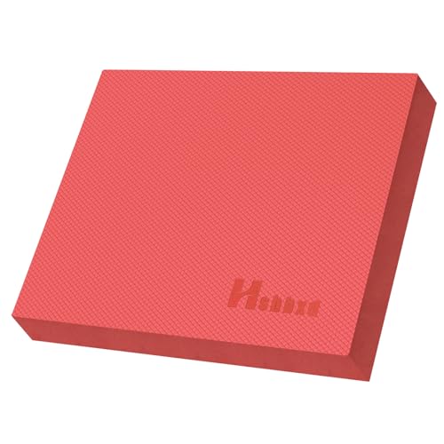 Professional Balance Pad for Physical Therapy and Stability Training - color: Red, size: 15.7*13.0*2in