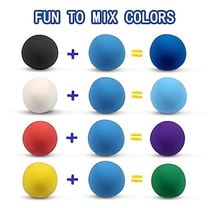 ifergoo 500g Blue Air Dry Clay, 1.1LBS DIY Creative Modeling Clay for Kids | Refill Foam Magic Clay for School Art & Craft Project, Slime Supplies, Ultra-light & Soft, Gift for Age 3-12 Boys & Girls - color: Blue/500g