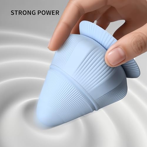 PROIRON Massage Ball with Suction Cup Pinpoint Deep Tissue Muscle Knot & Sore Relief, Vibration & Heating Trigger Point Massage Tool for Back Neck, Self-Massage Tool,4 Massage Heads - color: Blue(4 Heads)