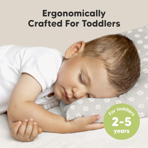Toddler Pillow with Pillowcase, 13x18 My Little Dreamy Pillow (Meadow) - color: Meadow