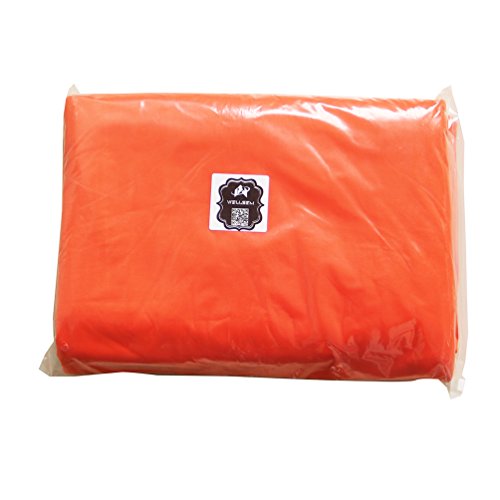 Deluxe Pilates & Yoga Flying Swing Aerial Hammock - Silk Fabric (5mx2.8m) - color: Orange