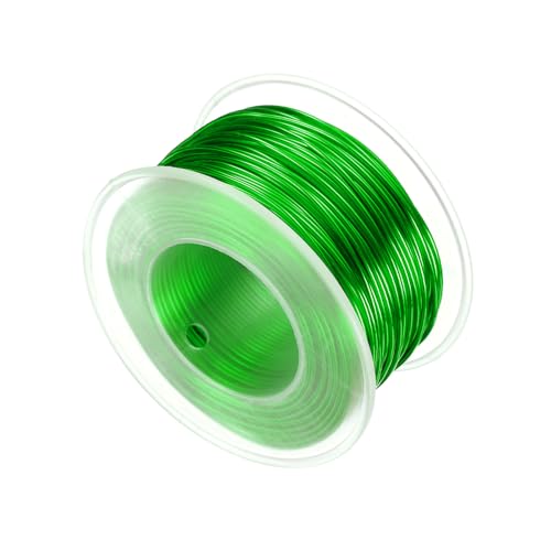 HARFINGTON 20 Gauge Aluminum Craft Wire 0.8mm 98.5ft Flexible Bendable Anodized Metal Jewelry Sculpting Wire for Jewelry Making Modelling Craft DIY, Green - color: Green, size: 30M x 0.8mm
