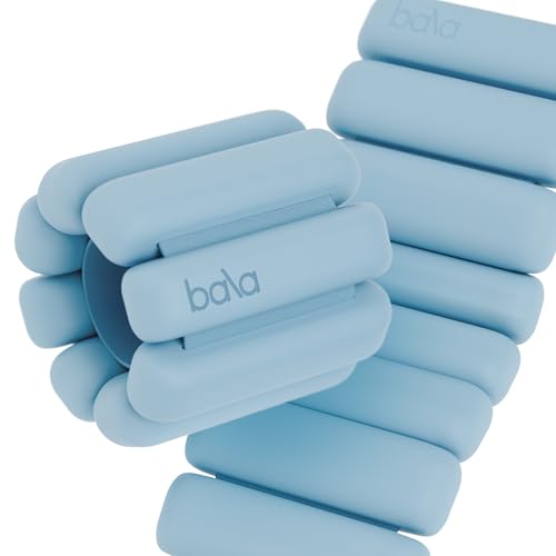Bala Bangles Wrist & Ankle Weights for Women & Men, Home Gym Equipment | Adjustable Weighted Bands for Arm & Legs Workouts - Pilates, Yoga, Walking, Barre, & Strength Training Exercise - color: Sea, size: 2 LB