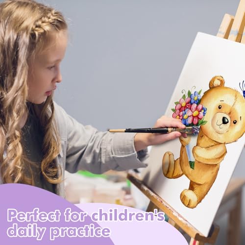 ESRICH Canvas for Painting, 32 Pack Multi-Size Canvas Boards for Painting 8pcs of Each 4x4, 5x5, 5x7, 8x10 Blank Canvases-Cotton Primed Painting Canvas Panels for Adult & Kids for Acrylic Oil Paint - size: 32 pack（4x4 5x5 5x7 8x10)