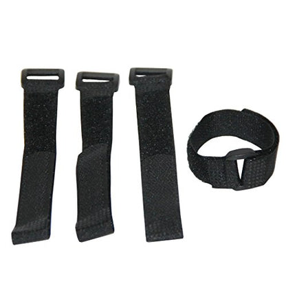 YiwerDer [30 Pack] 8 Inch Hook and Loop Straps Reusable Fastening Cable Strap, Durable Self Adhesive Cable Ties to Keep Your Place from Tangled Messes of Cord - style: 8" x 0.6Inch