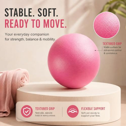 Pilates Ring and Ball Set, 6 Pcs Home Pilates Kit with 13” Circle Circle Yoga Ring 3 Resistance Bands 9.8” Pilates Ball Pilates Grip Socks, Pilates Essential Kit for Women Girl Home Workouts - size: 13 PCS