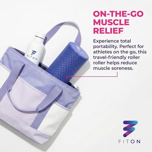 FitOn Travel Size Foam Roller for Muscle Recovery, Fitness & Home Exercise