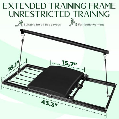 Pilates Board, Foldable Pilates Reformer Set