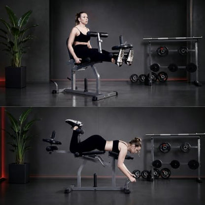 Z ZHICHI 2-in-1 Leg Curl/Extension Machine,Home Use,Burn quads/Calves Fast | 5s Quick Function Switch,7.9sqft Flexible Space Use,3 sets Quads+calves=burn,50×50×1.4mm Sq tube,Holds 660LBS rock solid