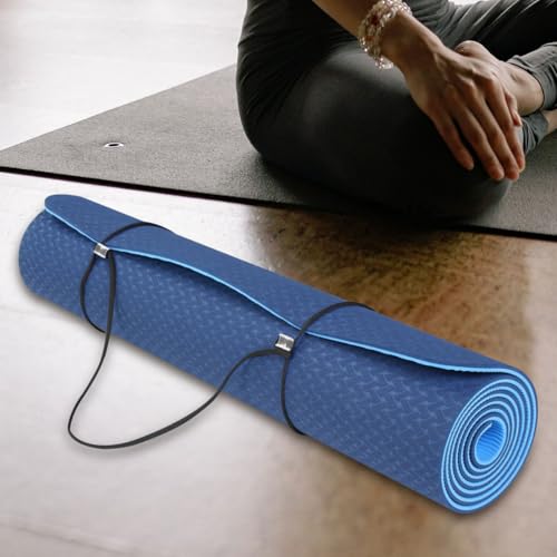 EXCEART Yoga Mat Strap 46.06 Inch Stretch Tension Belt for Carrying Exercise Mats Adjustable Mat Sling with Strong Elasticity for Yoga Pilates Fitness and Body Stretching