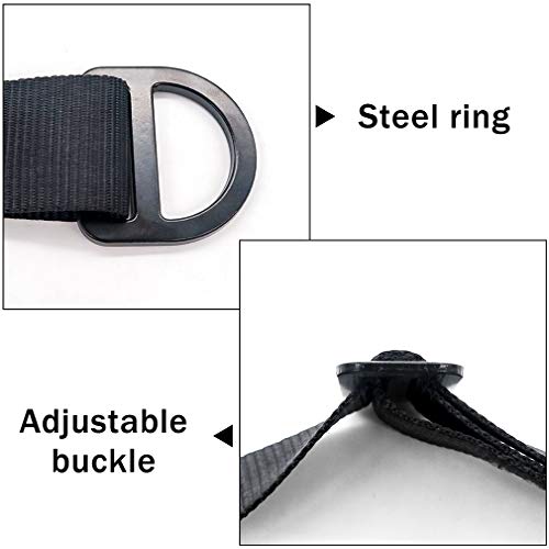 NewDoar Foot Ascender Loop for Climbing Tree Arborist - color: Black