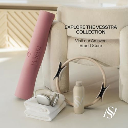 Premium Yoga Mat – Sweat-Activated Non-Slip PU Grip I Natural Rubber Base I 4mm for Yoga, Pilates & Workouts - color: Dusty Rose