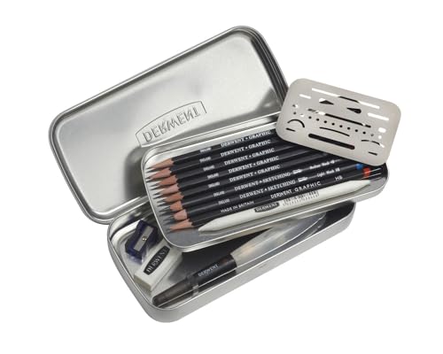 Derwent Line and Wash Sketching Set, 14 Pieces Per Set (2302162)