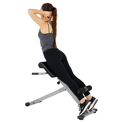 Sunny Health & Fitness Multi-Function Roman Chair - color: Sliver