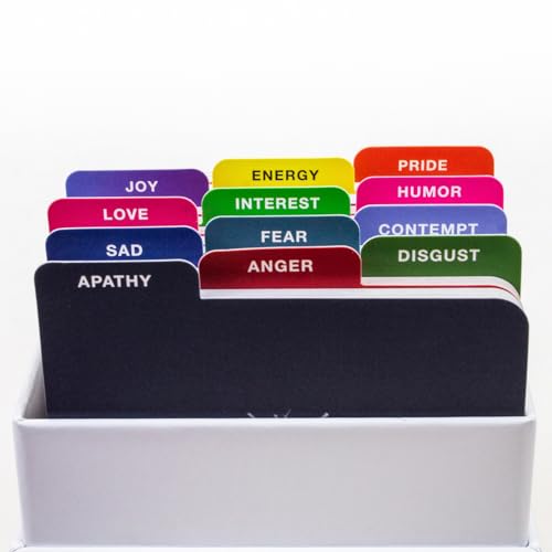 156 Emotion Cards Card Deck – Master Your Emotional Intelligence, Enhance Resilience and Thrive - color: Emotions Only Deck