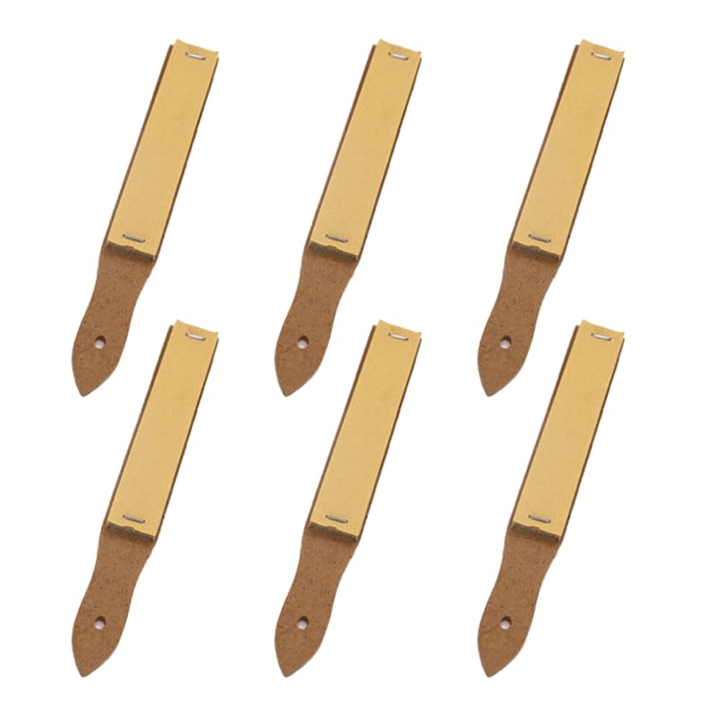 6-Pack Sandpaper Pencil Sharpeners - 12 Sheets Each, Sketch Drawing Tool for Sharpening Pastels, Crayons, Charcoal, Colored Pencils | Art & Craft Essential