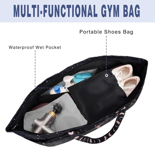 Yoga Mat Bag Yoga Mat Carrier with Shoes Compartment & Wet Pocket Pilates Bag with Zipper Pockets & Yoga Mat Holder Strap Yoga Bags and Carriers Fits All Your Stuff - color: Tree of Life