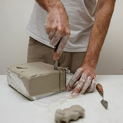 ReArt Natural Air-Dry Clay, for Sculpting, Wheel Throwing, Hand Building, All-Purpose Modeling Clay 10lbs for Sculpting (White 10LBs) - color: White 10LBs